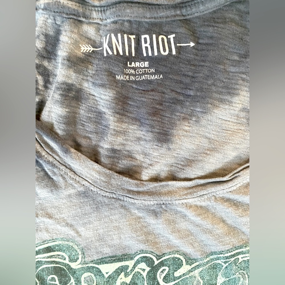 Aerosmith Victoria’s Secret PINK Knit Riot T Shirt LG Relaxed Fit - Picture 2 of 2